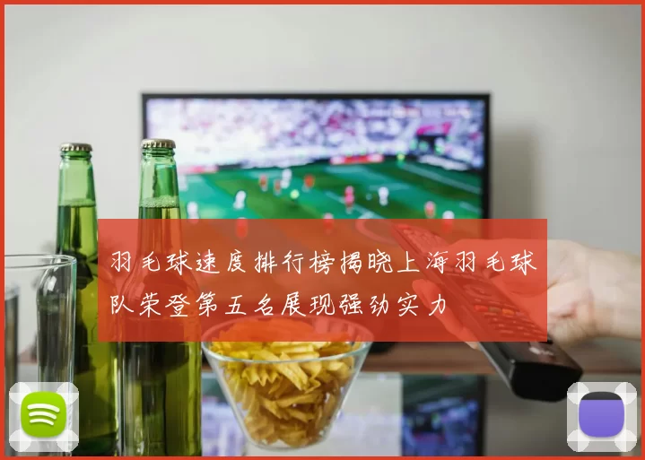 羽毛球速度排行榜揭晓上海羽毛球队荣登第五名展现强劲实力